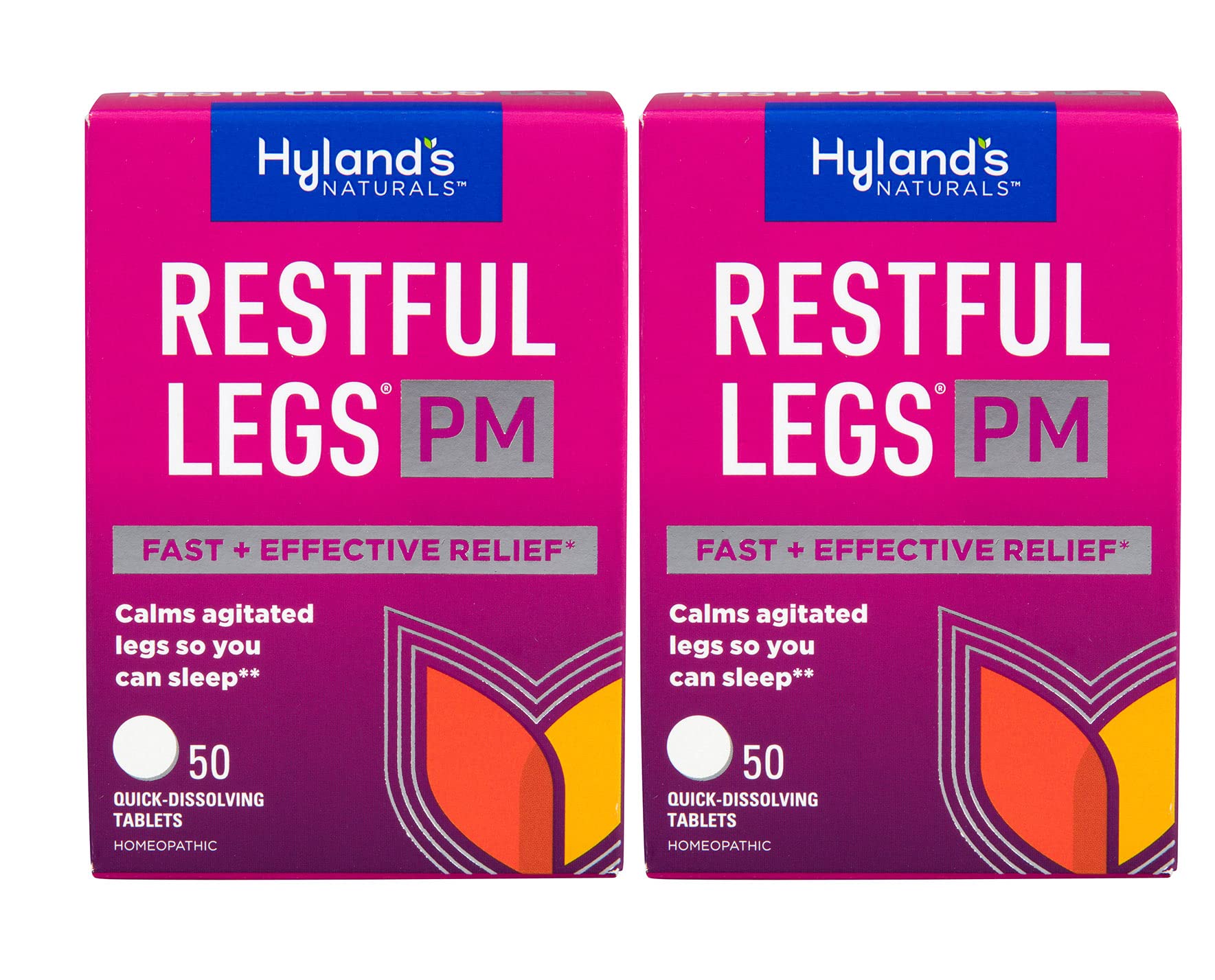 Hyland's frontal del envase mostrando la marca y formato pack