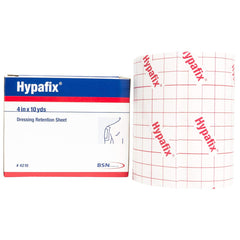 Hypafix vista frontal del rollo mostrando tamaño y uso seguro