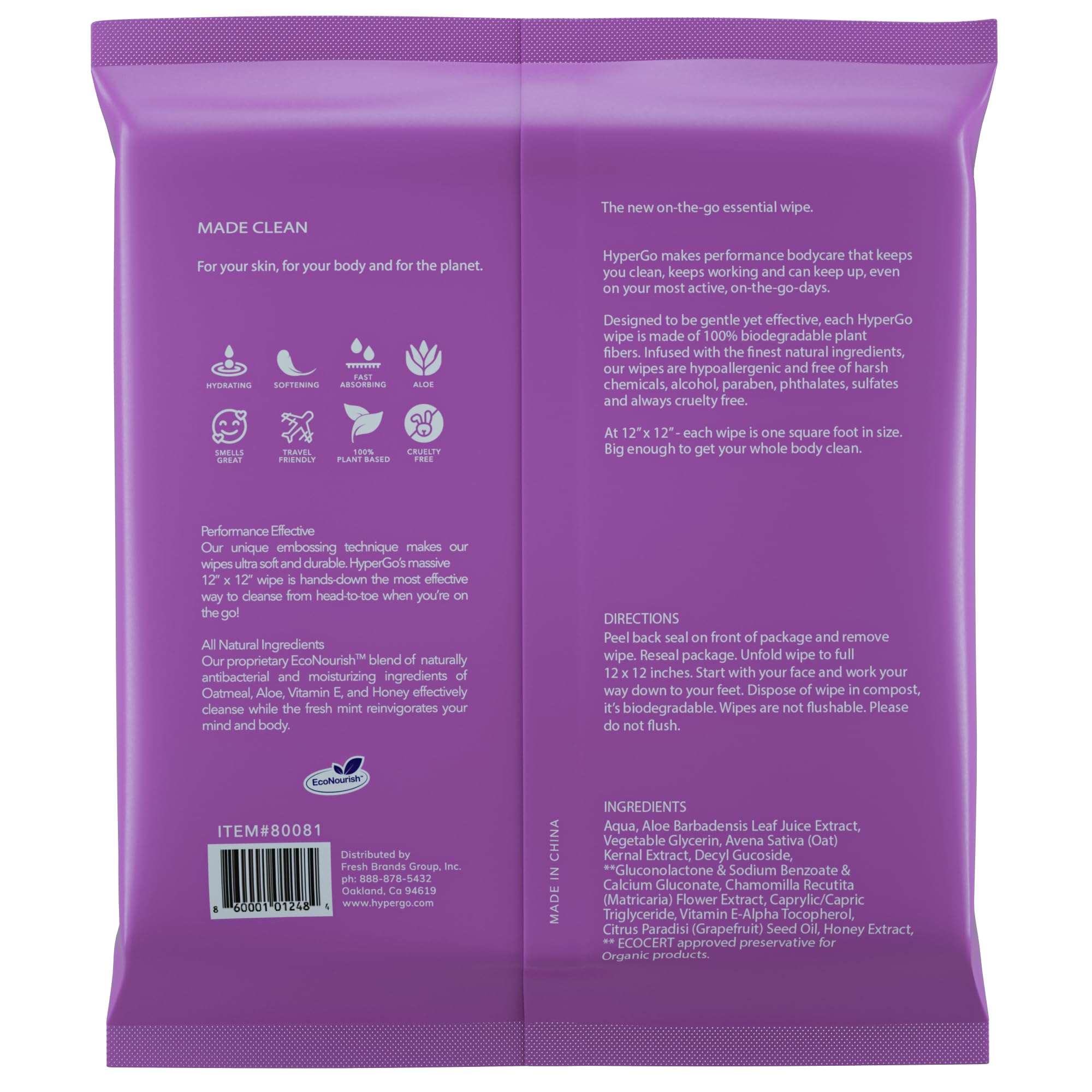 HyperGo empaque sostenible enfatizando material biodegradable y compacto