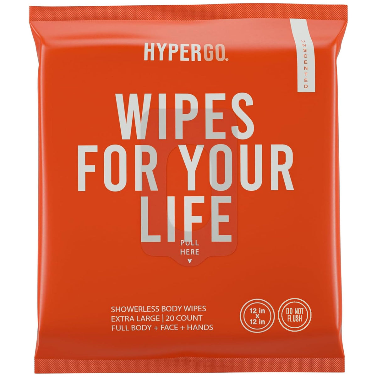 HyperGo frente del empaque práctico para llevar al gimnasio