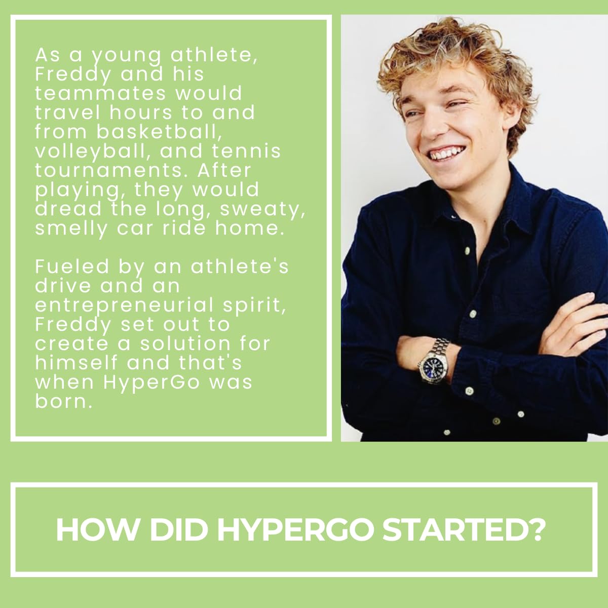 HyperGo símbolo biodegradable destacando beneficio ambiental
