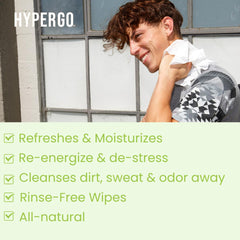 HyperGo primer plano textura emboss que mejora limpieza