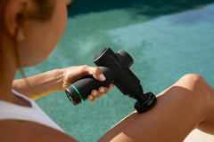 Hyperice en gimnasio estilo vida para usar antes y después del entrenamiento