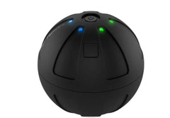 Hyperice Hypersphere Go dentro de maleta destacando aprobación TSA y viaje
