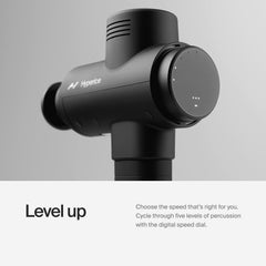 Hyperice Hypervolt 2 Pro detalle de superficie y acabado antideslizante
