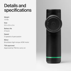Hyperice Hypervolt 2 Pro en uso sobre pierna para movilidad y activación