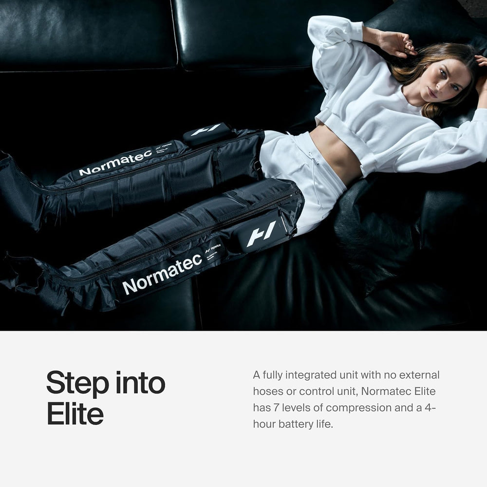 Hyperice Normatec Elite enfoque en zonas de compresión, terapia precisa