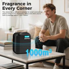 HZQVA difusor junto a objetos para comparar escala y capacidad 200 ml