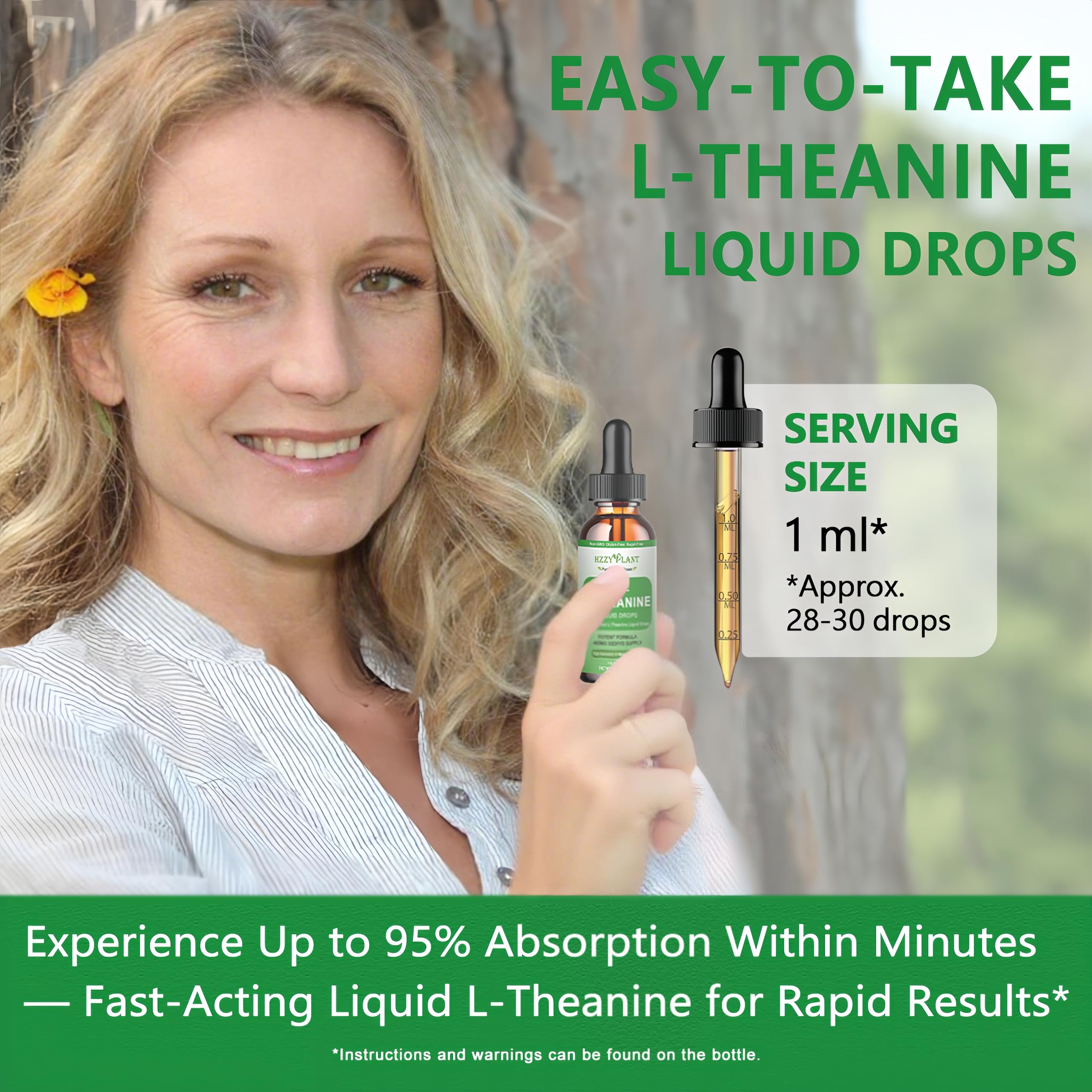 Relajación suave con L-teanina HZZYPLANT, posibles momentos de descanso.