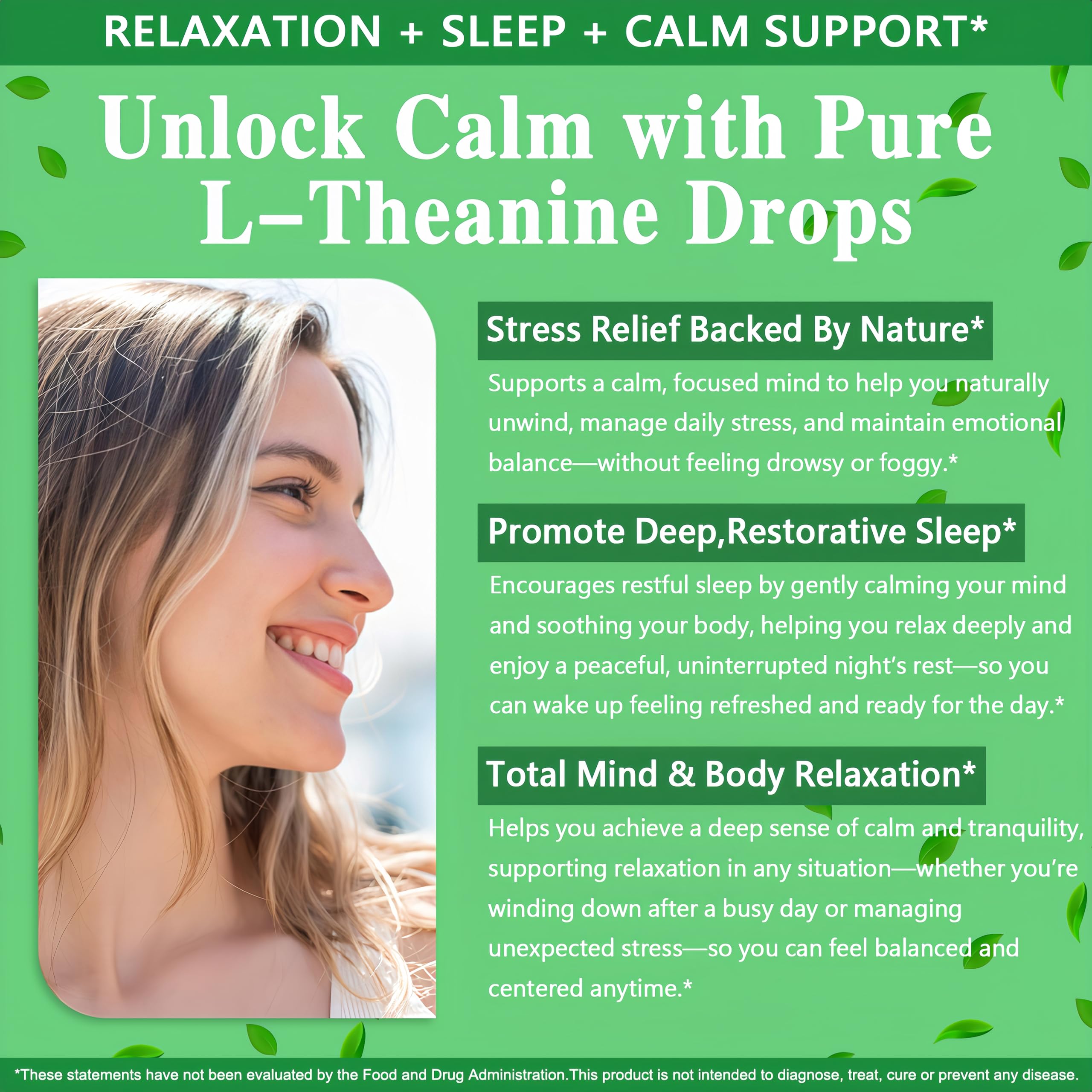 HZZYPLANT L-teanina gotas sabor frambuesa para consumo agradable.