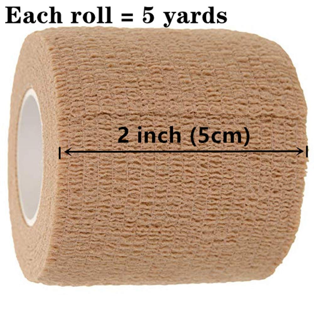 i-CHONY comparación de tamaño con una mano para visualizar las 2 pulgadas y 5 yardas