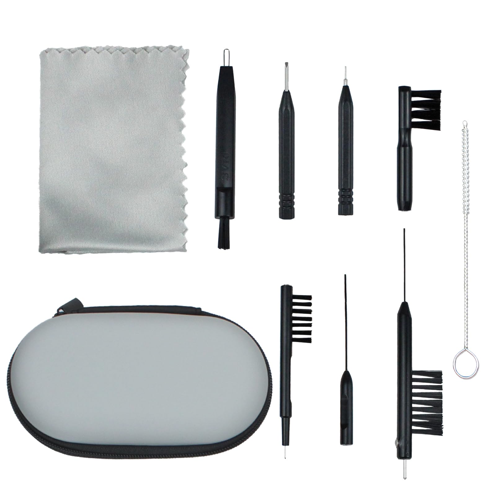 IAXSEE caja frontal del kit mostrando herramientas y estuche para orden