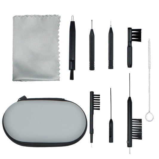 IAXSEE caja frontal del kit mostrando herramientas y estuche para orden