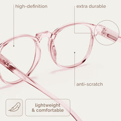 IBOANN mujer con estilo casual usando gafas para comodidad diaria