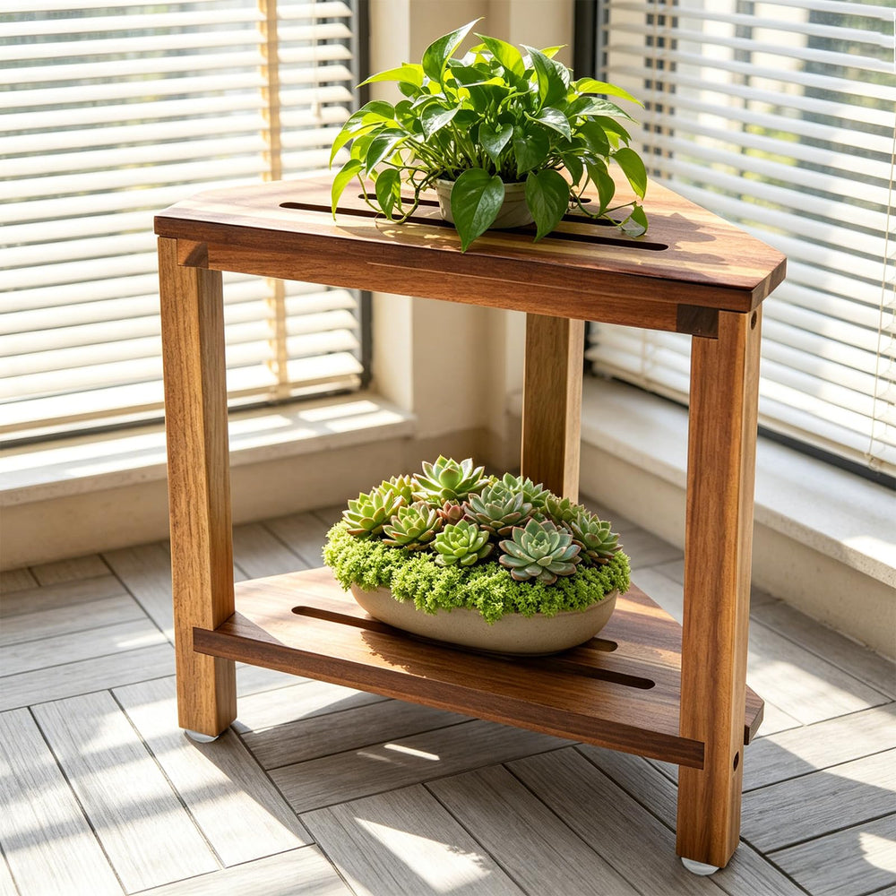 IBosins banqueta junto a manos para comparar tamaño y escala