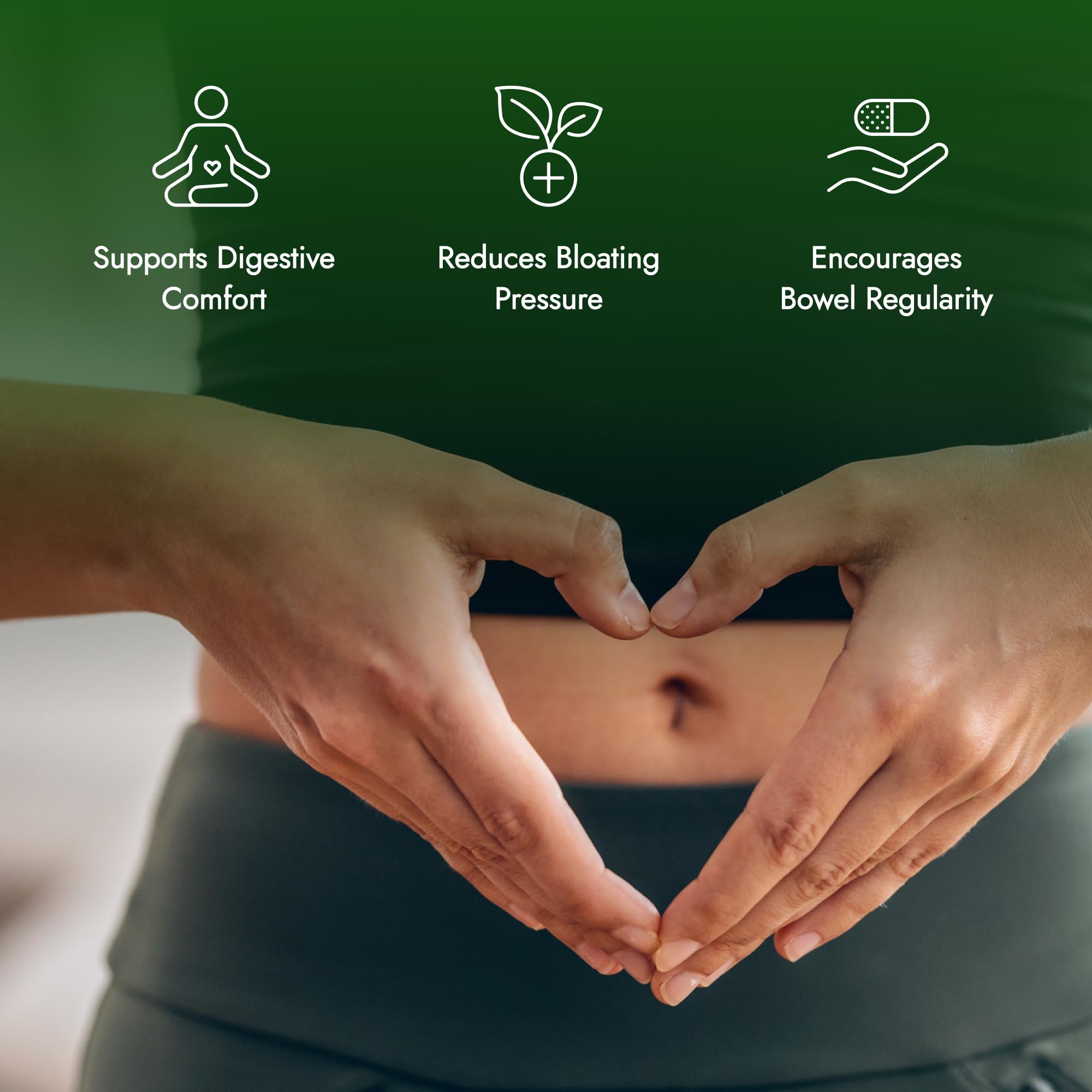 IBS Clear presentación en mesa de cocina con bol, integración diaria fácil