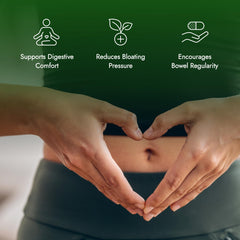IBS Clear presentación en mesa de cocina con bol, integración diaria fácil