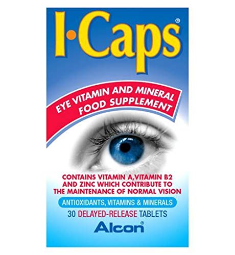 ICaps envase frontal mostrando 30 tabletas y etiqueta legible, presentación práctica