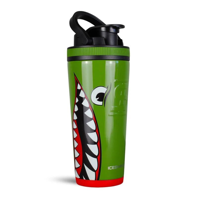 Ice Shaker vista frontal del termo mezclador con diseño y capacidad claros