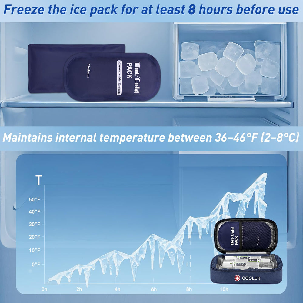 ICIMBI pack frío inferior debajo de las plumas para refrigeración uniforme
