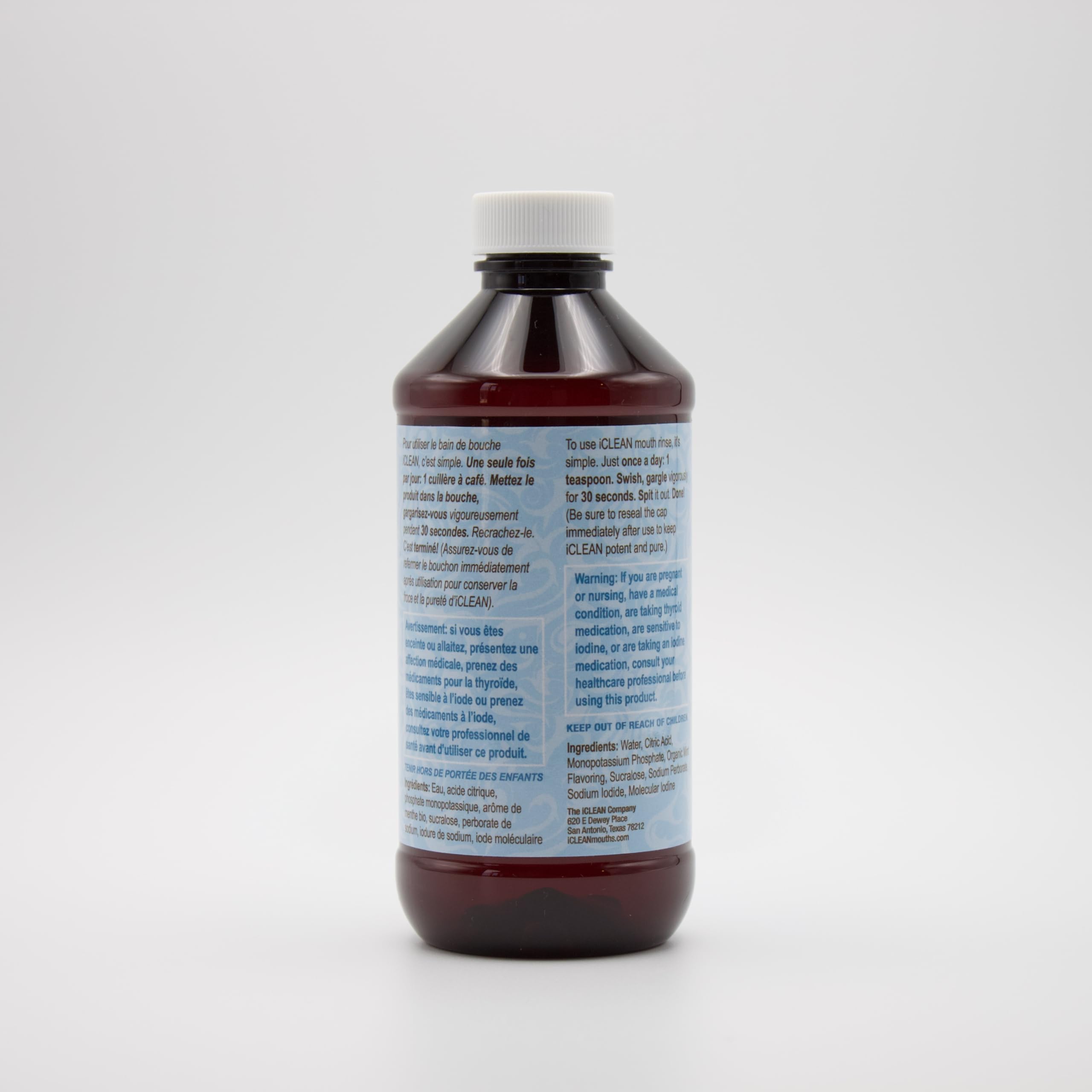Detalle ilustrado de ingredientes clave de iCLEAN para tranquilidad