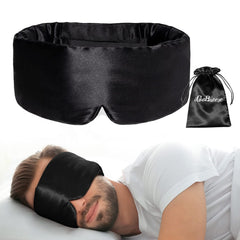 iCooBreeze antifaz frontal mostrando bloqueo de luz y confort