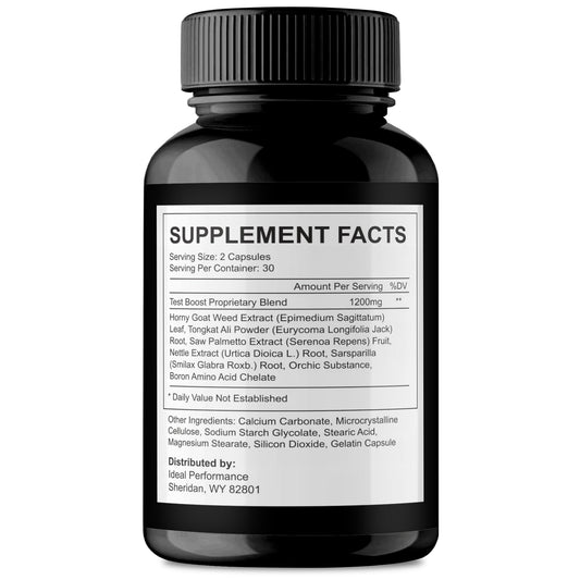 IDEAL PERFORMANCE Caballo de Hierro etiqueta oficial, fórmula natural para vitalidad sostenida