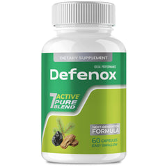 IDEAL PERFORMANCE frasco Defenox vista frontal con etiqueta clara y fácil identificación