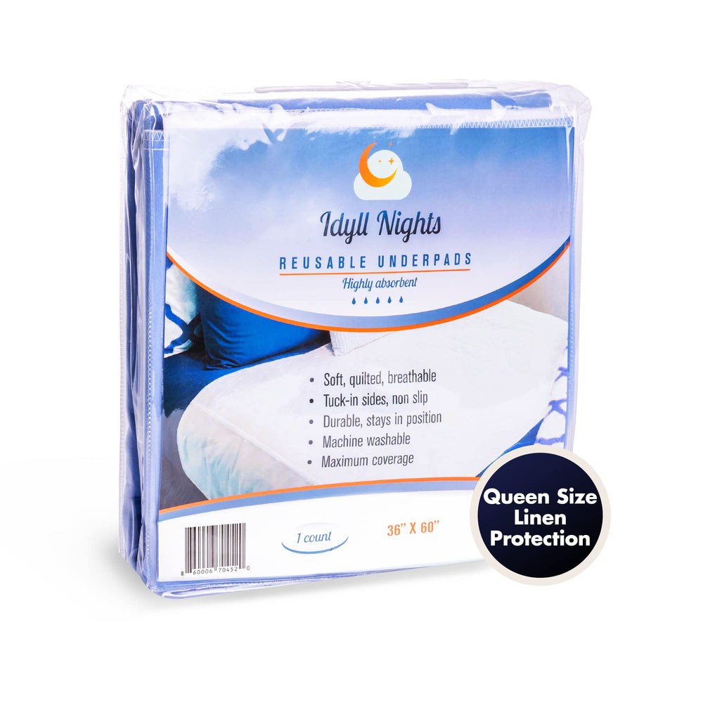Idyll Nights corte que muestra capas absorbentes e impermeables