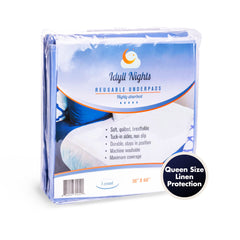 Idyll Nights corte que muestra capas absorbentes e impermeables