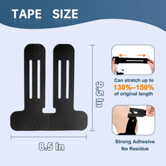 IEADEN estirando la cinta para mostrar elasticidad y durabilidad