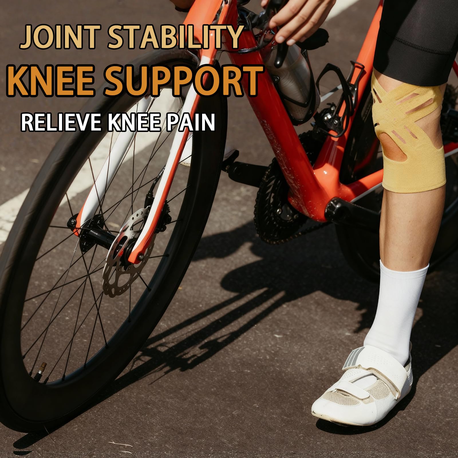 IEADEN aplicación en rodilla mostrando colocación rápida y estable