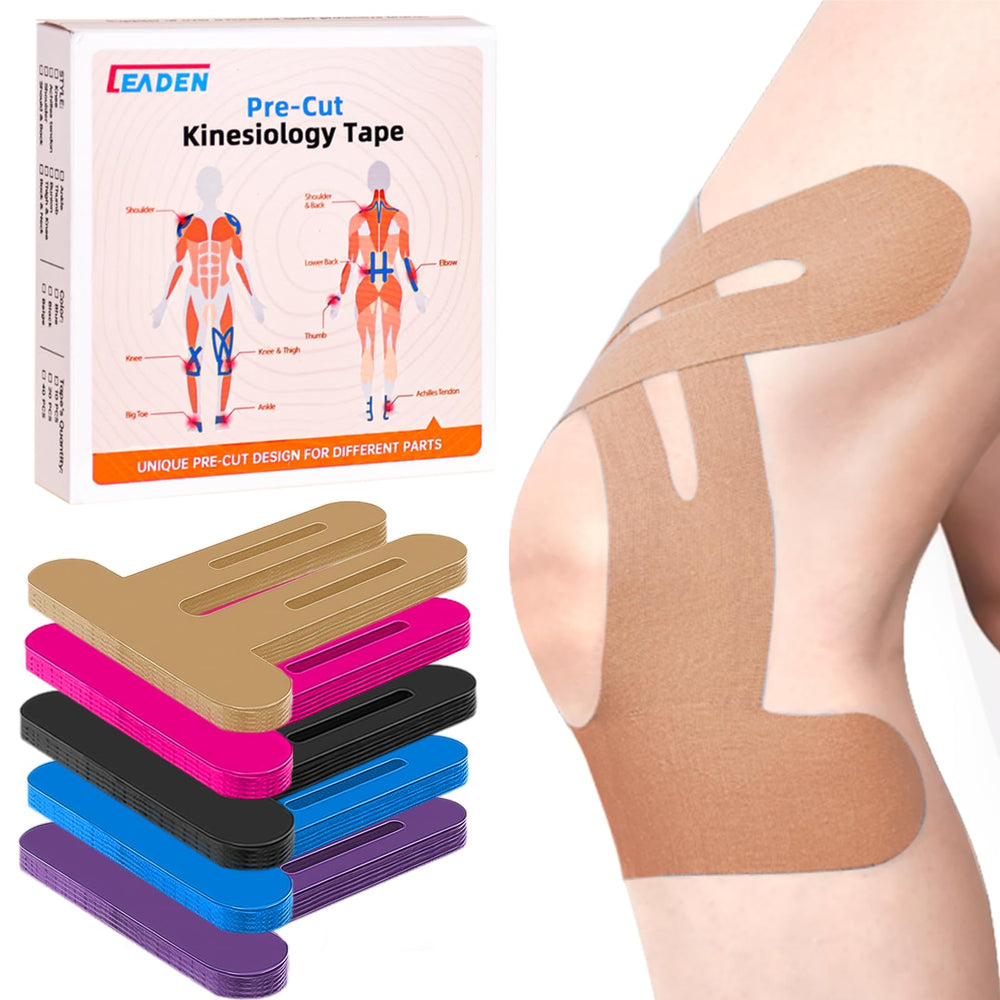 IEADEN empaque frontal del set de 20 tiras para rodilla, práctico y compacto