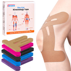 IEADEN empaque frontal del set de 20 tiras para rodilla, práctico y compacto