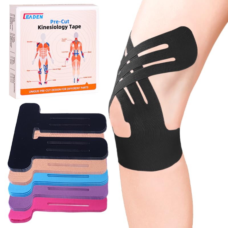 IEADEN empaque frontal de las tiras precortadas para rodilla mostrando 20 unidades como solución rápida