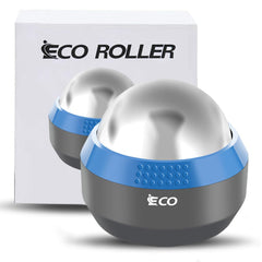 iECO bola de masaje frontal mostrando diseño compacto y uso portátil