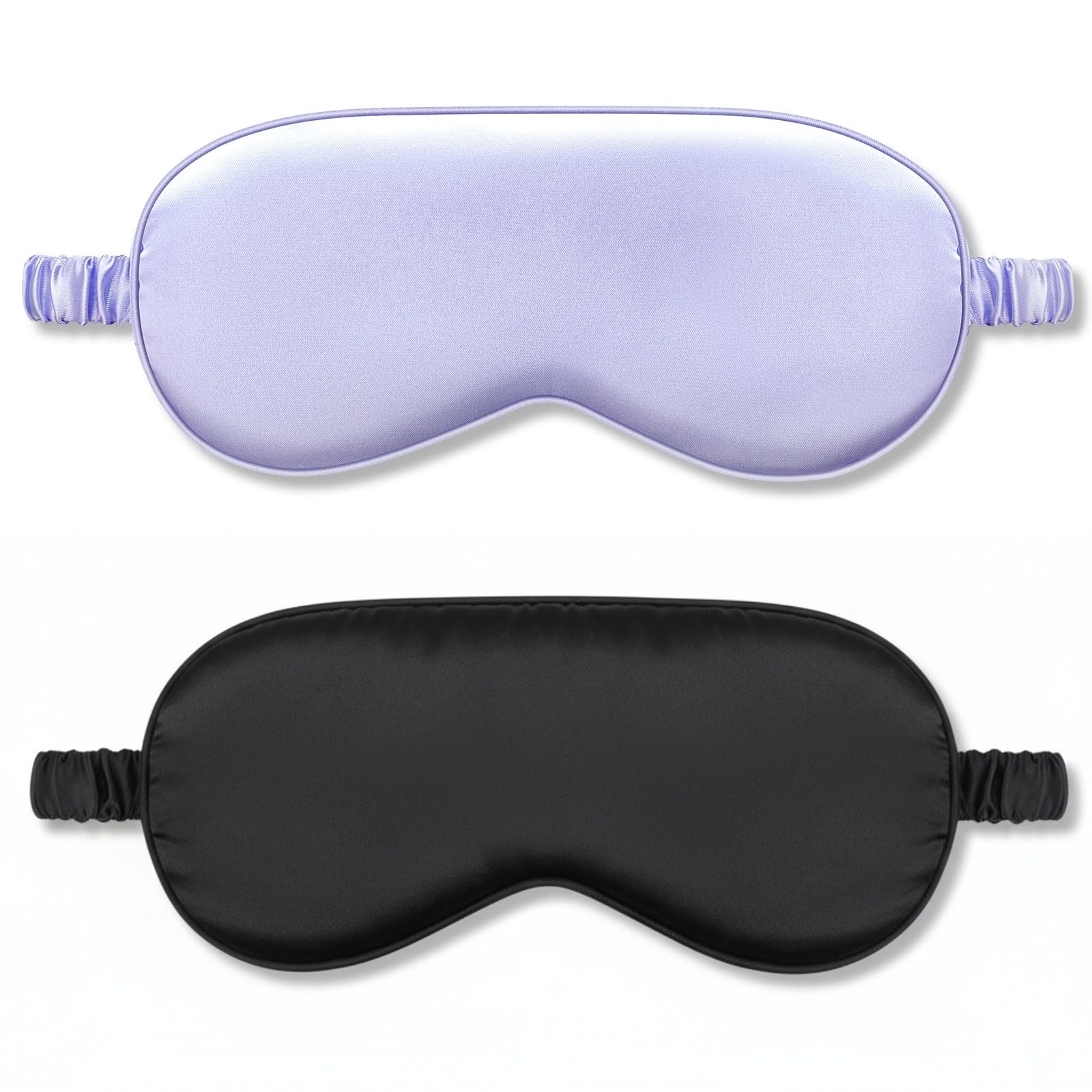 IEKEODI antifaz frontal negro y morado mostrando cobertura total y confort