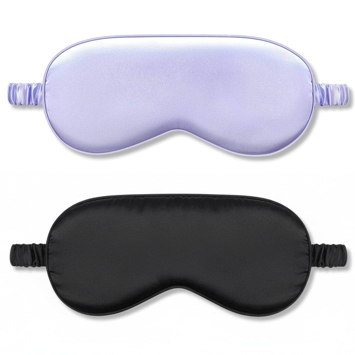 IEKEODI antifaz frontal negro y morado mostrando cobertura total y confort