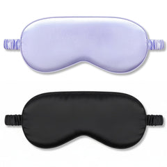 IEKEODI antifaz frontal negro y morado mostrando cobertura total y confort