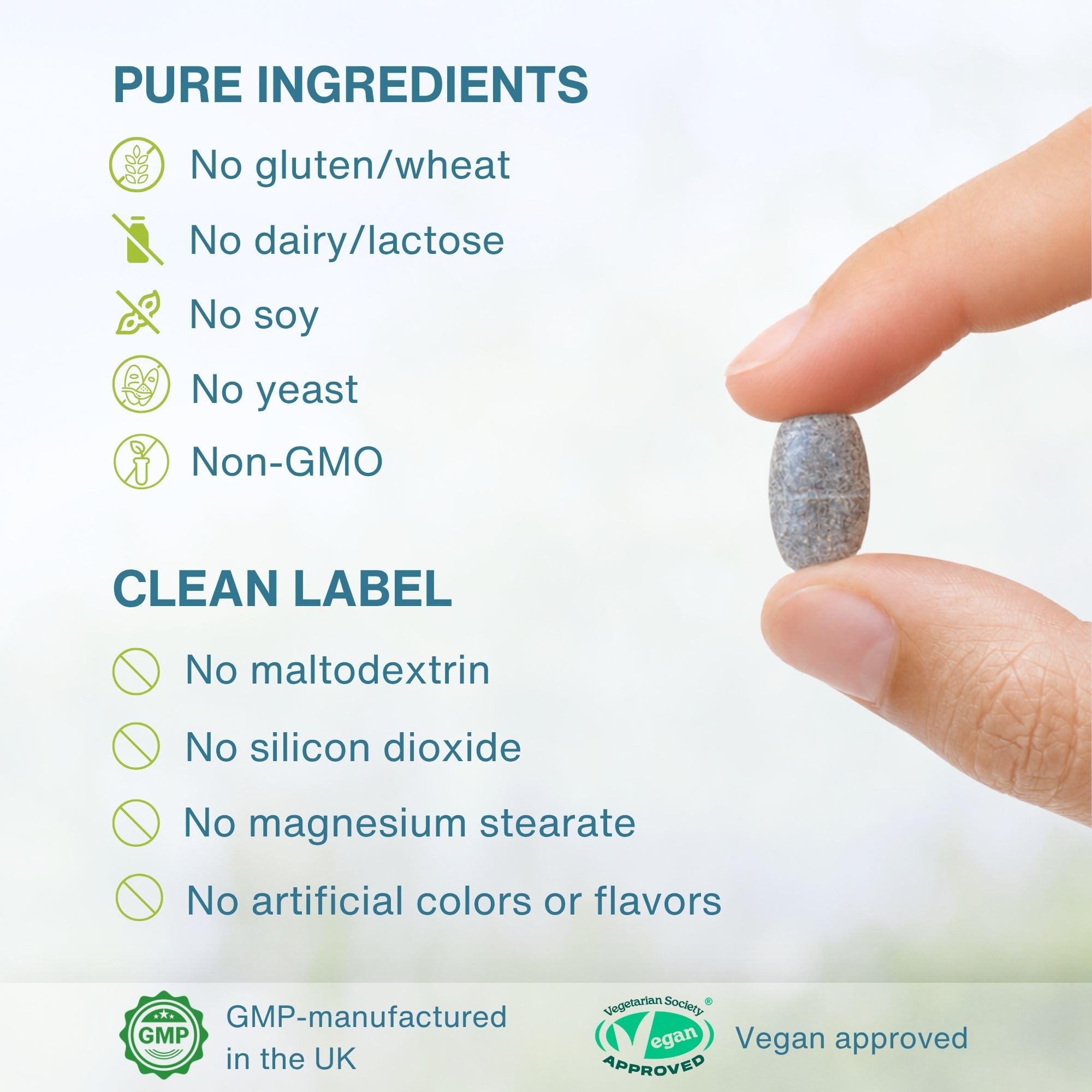 Igennus detalle de vitaminas B metiladas destacando rápida disponibilidad