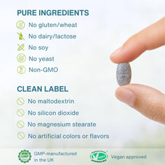 Igennus detalle de vitaminas B metiladas destacando rápida disponibilidad