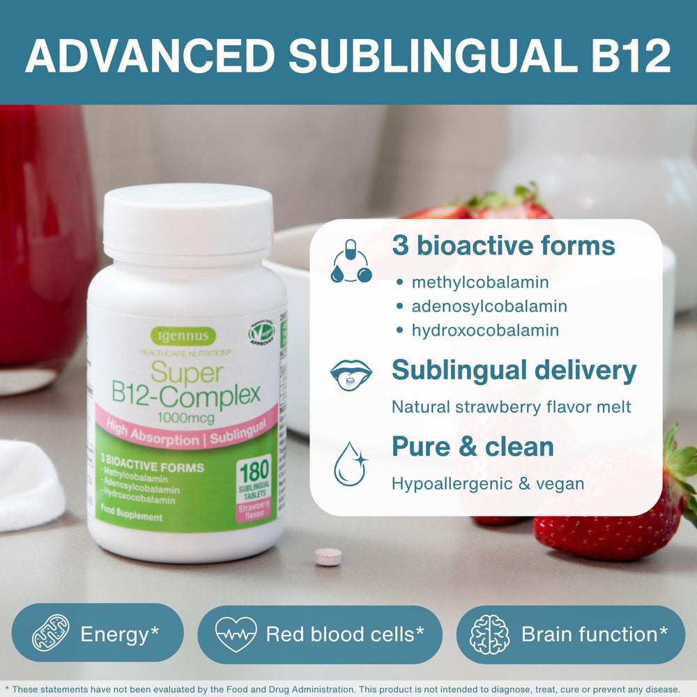 Igennus primer plano de tableta sublingual, textura lisa para disolución rápida