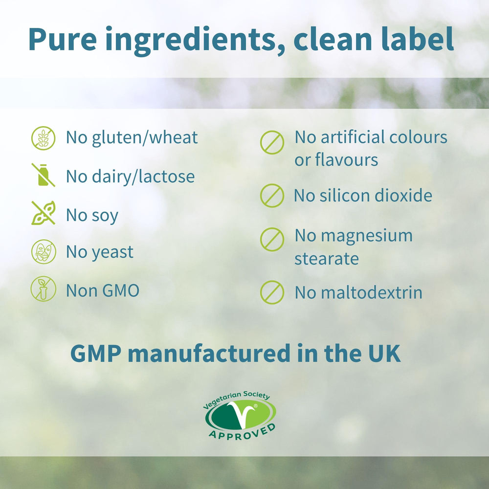 Igennus detalle de etiqueta clean label destacando ingredientes limpios