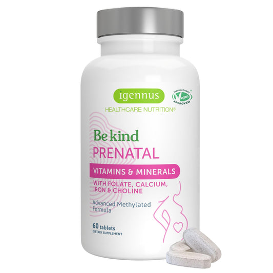Igennus frente de la caja mostrando diseño y beneficios visibles
