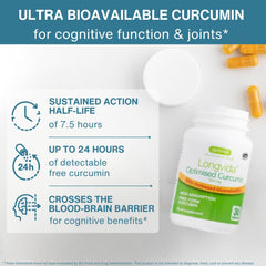 Igennus Longvida Curcumin cápsula vegetal en primer plano mostrando textura