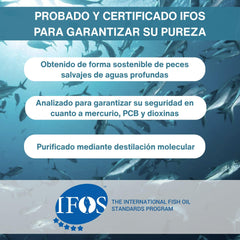 Igennus etiqueta con datos de EPA, DHA y vitamina D