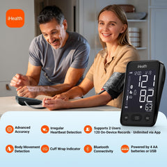 iHealth Accu brazalete ancho 22–42 cm ajustable y cómodo para adultos
