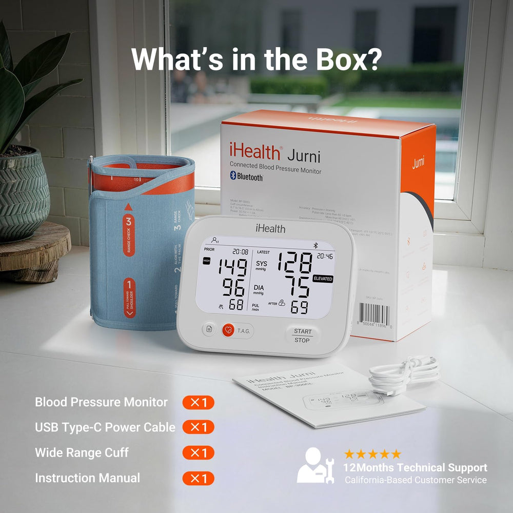 iHealth Jurni app iHealth MyVitals con gráficos para seguimiento