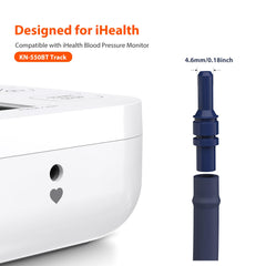 iHealth conector y tubo que aseguran compatibilidad fácil