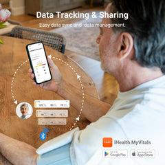 iHealth Neo pantalla mostrando resultados rápidos y legibles